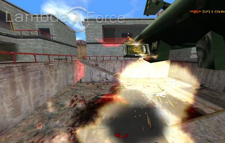 Эффект смерти как в Half-Life 2. Вид от земли.